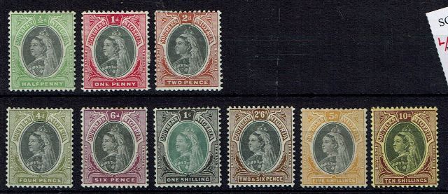 Image of Nigeria & Territories ~ Southern Nigeria SG 1/9 LMM British Commonwealth Stamp